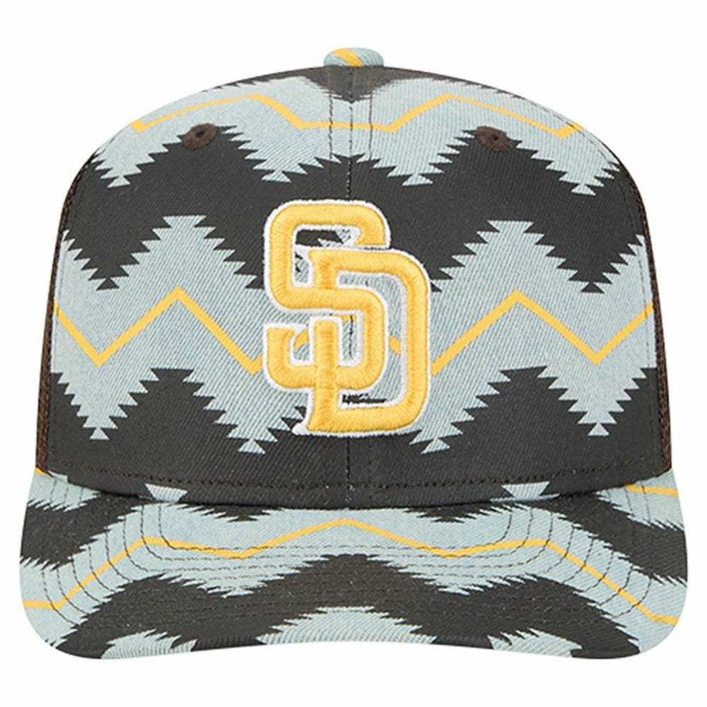 MLB San Diego Padres New Era Aztec Denim 9SEVENTY Adjustable Hat