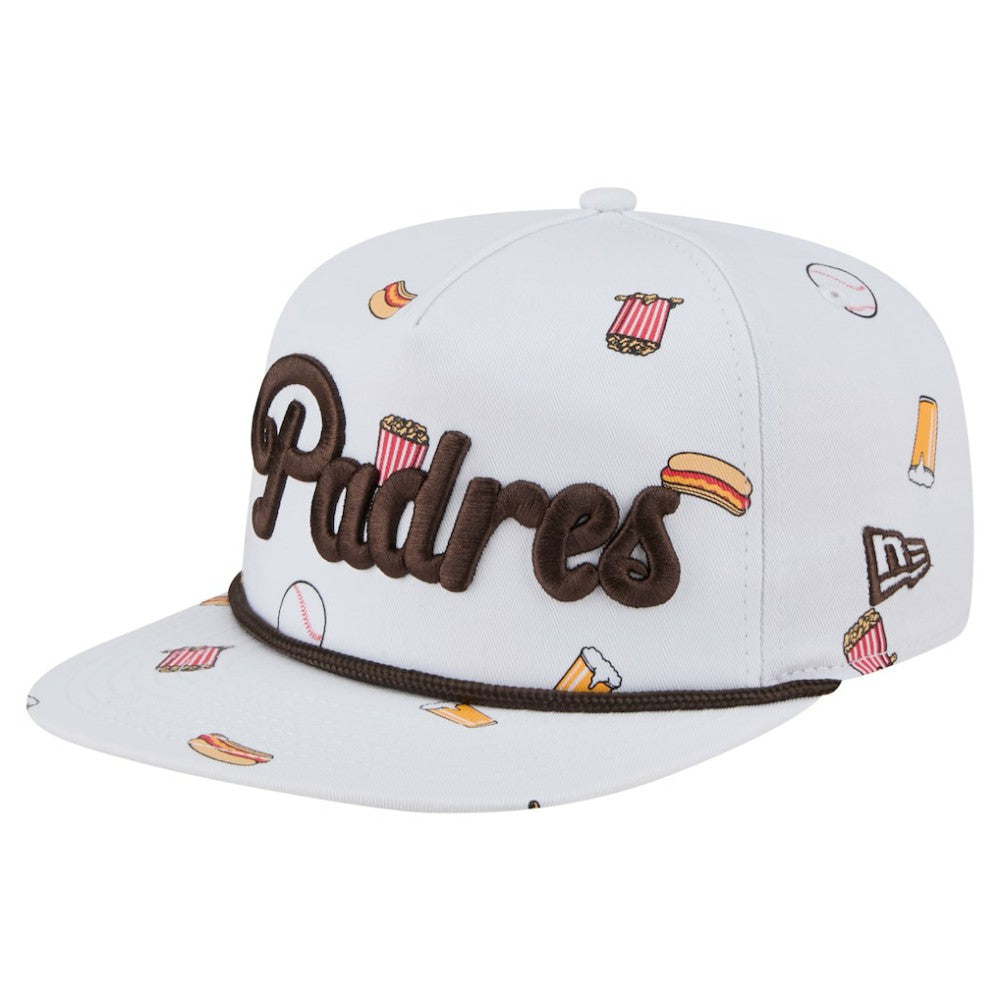 MLB San Diego Padres New Era Team Cheer Rope 19TWENTY Adjustable Hat