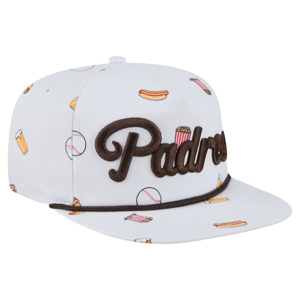 MLB San Diego Padres New Era Team Cheer Rope 19TWENTY Adjustable Hat