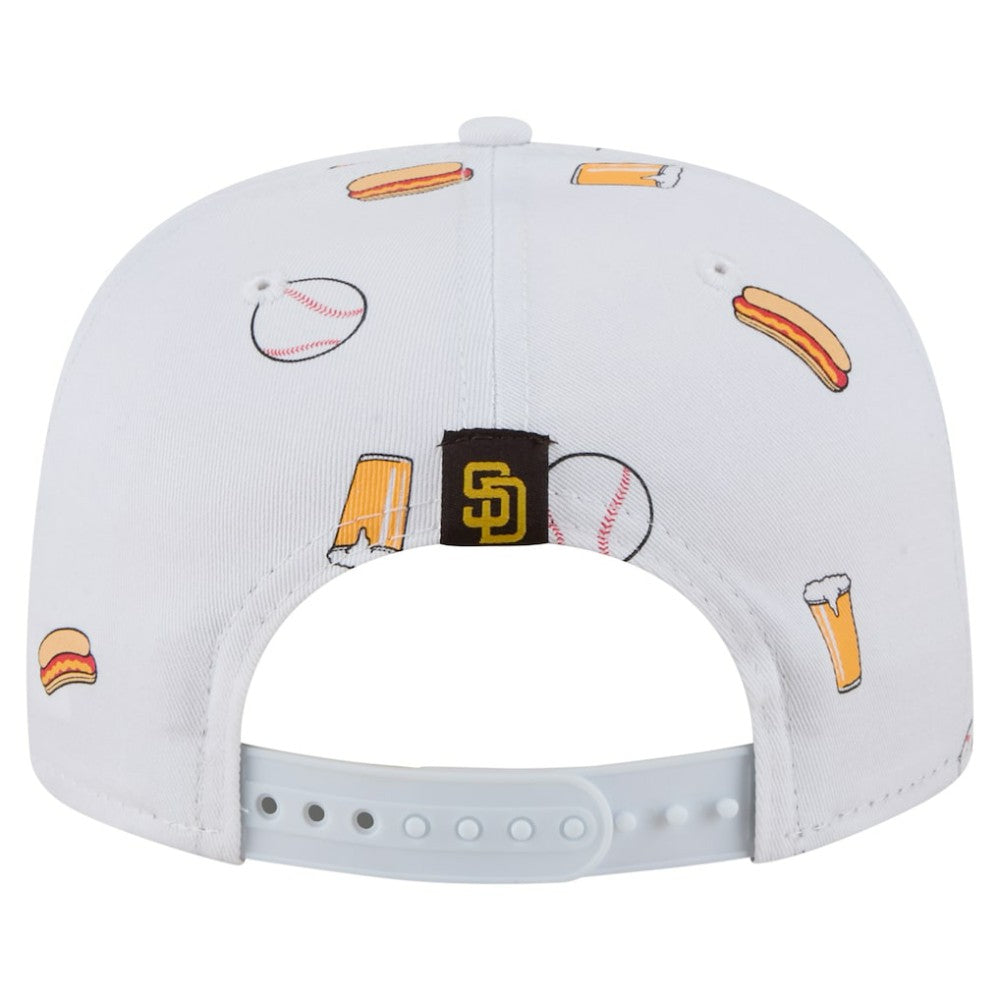 MLB San Diego Padres New Era Team Cheer Rope 19TWENTY Adjustable Hat