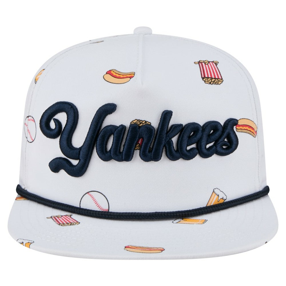 MLB New York Yankees New Era Team Cheer Rope 19TWENTY Adjustable Hat