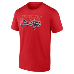 NHL Red Florida Panthers Script T-Shirt