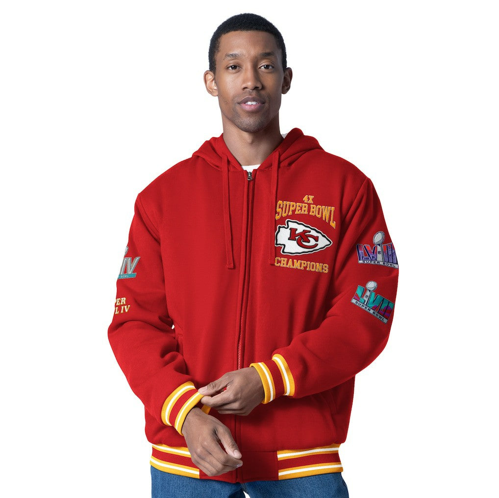 G-III Sports by Carl Banks Power Forward Commemorative Full-Zip Hooded Jacket - Kansas City Chiefs