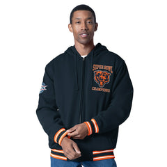 G-III Sports by Carl Banks Power Forward Commemorative Full-Zip Hooded Jacket - Chicago Bears
