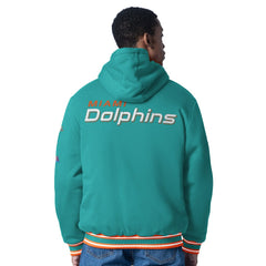 G-III Sports by Carl Banks Power Forward Commemorative Full-Zip Hooded Jacket - Miami Dolphins