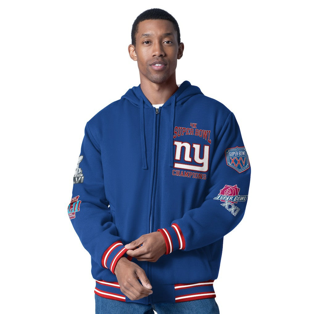 G-III Sports by Carl Banks Power Forward Commemorative Full-Zip Hooded Jacket - New York Giants