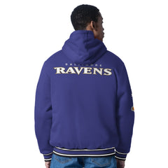 G-III Sports by Carl Banks Power Forward Commemorative Full-Zip Hooded Jacket - Baltimore Ravens