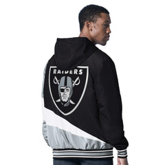 G-III Sports by Carl Banks Dual Threat Reversable Full-Zip Hooded Jacket - Las Vegas Raiders