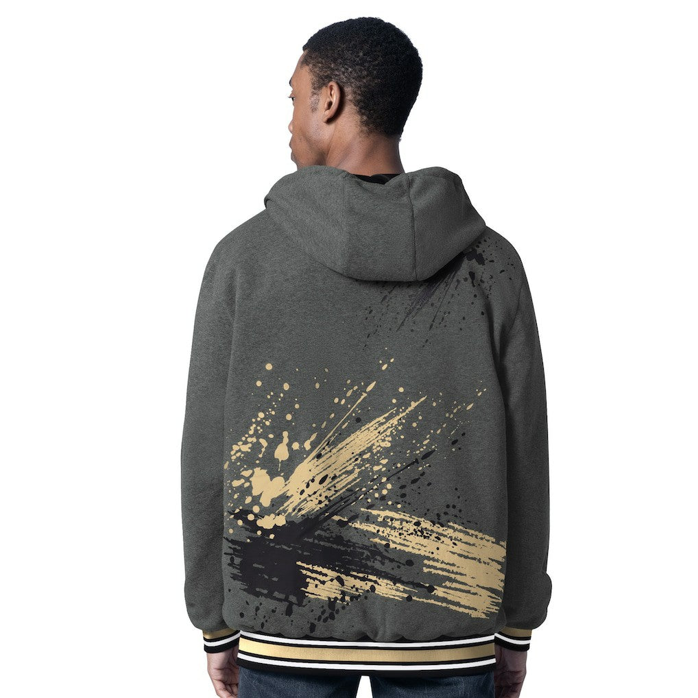 G-III Sports by Carl Banks Dual Threat Reversable Full-Zip Hooded Jacket - New Orleans Saints
