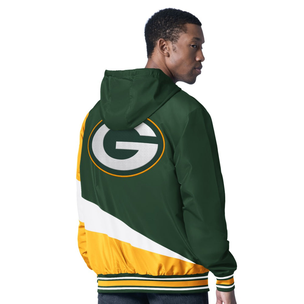 G-III Sports by Carl Banks Dual Threat Reversable Full-Zip Hooded Jacket - Green Bay Packers