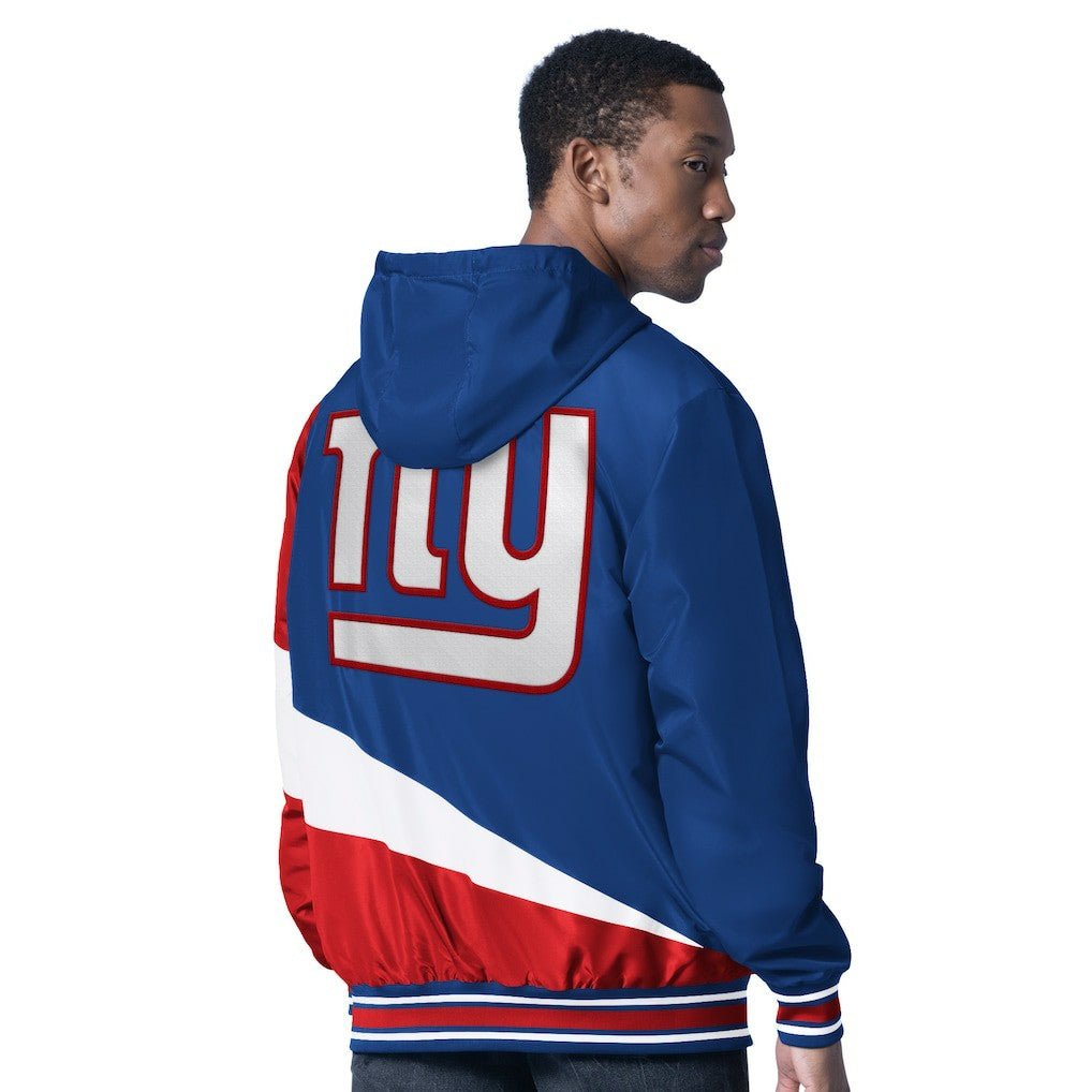 G-III Sports by Carl Banks Dual Threat Reversable Full-Zip Hooded Jacket - New York Giants
