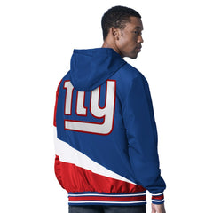 G-III Sports by Carl Banks Dual Threat Reversable Full-Zip Hooded Jacket - New York Giants