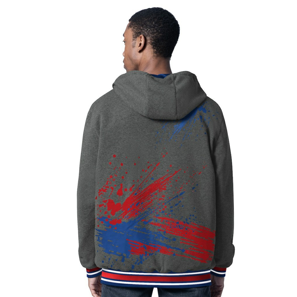 G-III Sports by Carl Banks Dual Threat Reversable Full-Zip Hooded Jacket - New York Giants