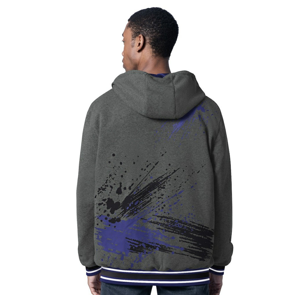 G-III Sports by Carl Banks Dual Threat Reversable Full-Zip Hooded Jacket - Baltimore Ravens