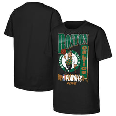 NBA Boston Celtics Youth 2025 NBA Playoffs Hype T-Shirt