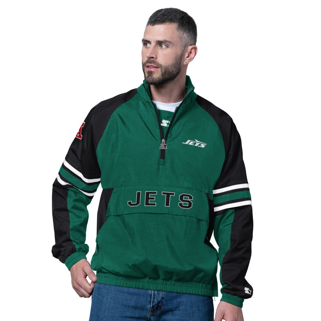 Starter Prospect Half-Zip Pullover - New York Jets