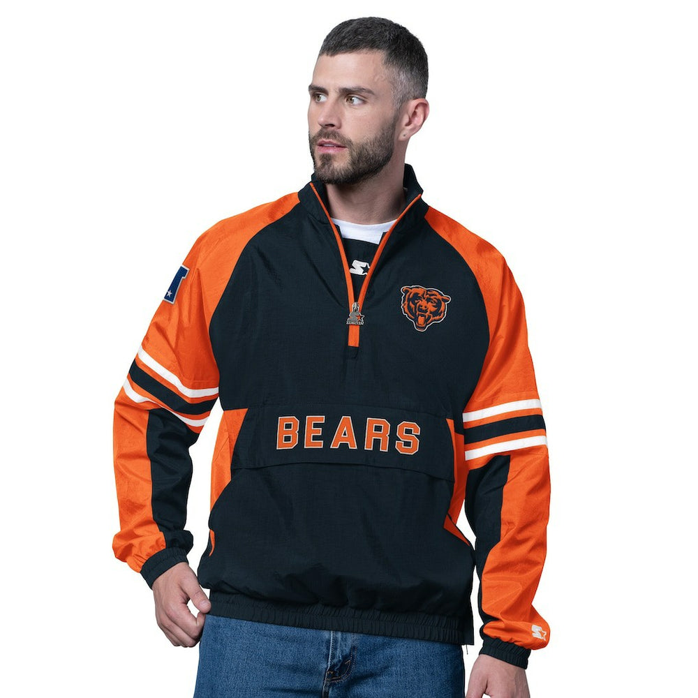 Starter Prospect Half-Zip Pullover - Chicago Bears
