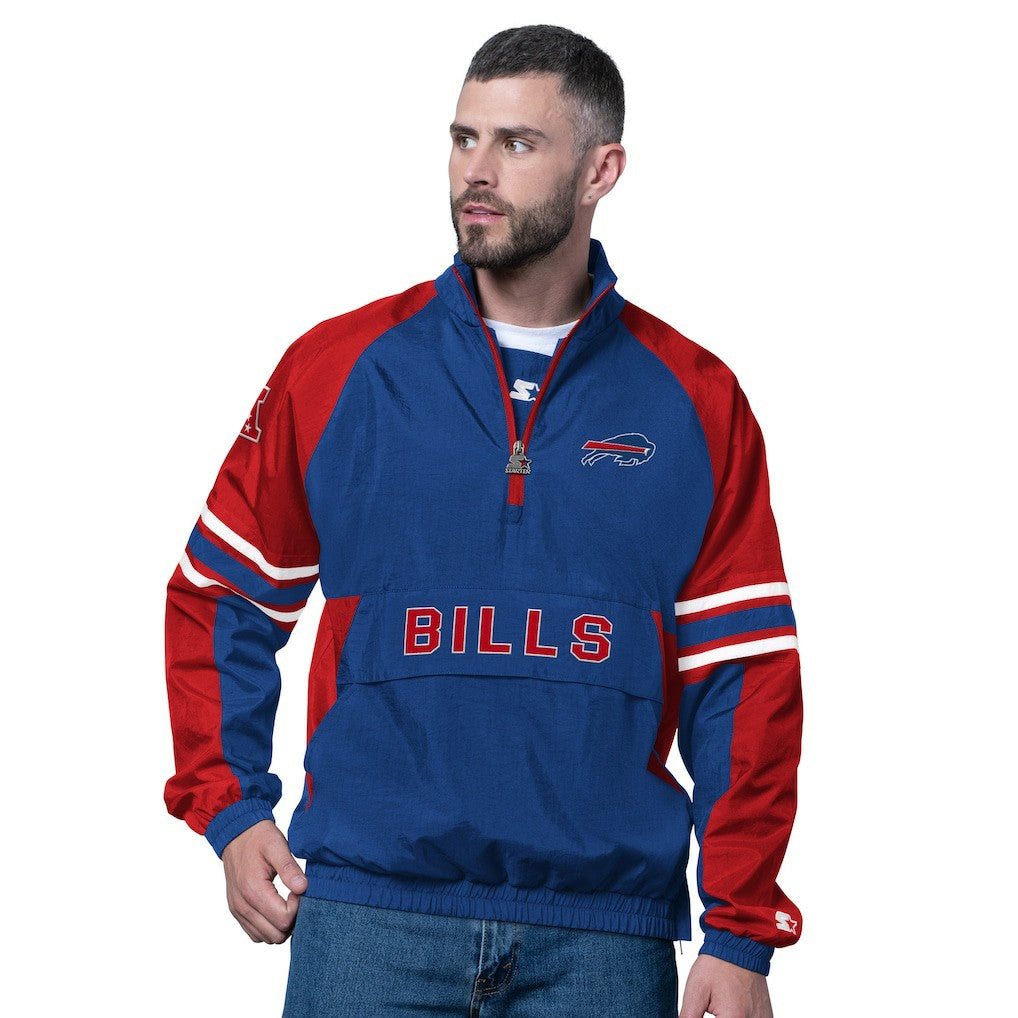 Starter Prospect Half-Zip Pullover - Buffalo Bills