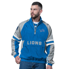 Starter Prospect Half-Zip Pullover - Detroit Lions