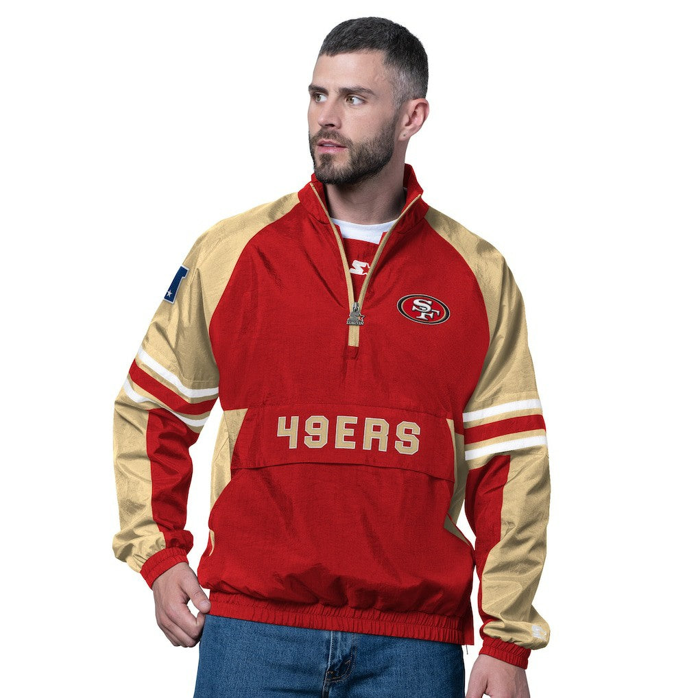 Starter Prospect Half-Zip Pullover - San Francisco 49ers