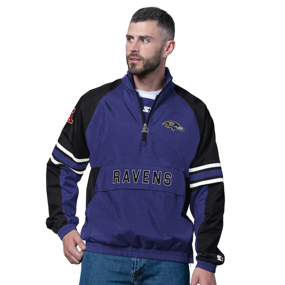 Starter Prospect Half-Zip Pullover - Baltimore Ravens