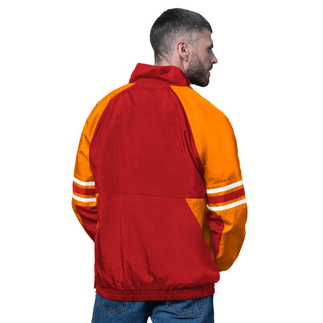 Starter Vintage Logo Prospect Half-Zip Pullover - Tampa Bay Buccaneers