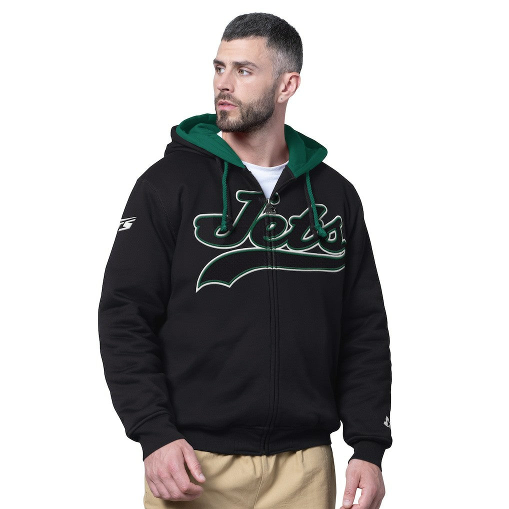 Starter Big Shot Full-Zip Double Hoodie - New York Jets