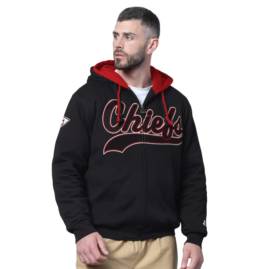 Starter Big Shot Full-Zip Double Hoodie - Kansas City Chiefs