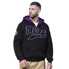 Starter Big Shot Full-Zip Double Hoodie - Minnesota Vikings