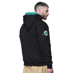 Starter Big Shot Full-Zip Double Hoodie - Miami Dolphins
