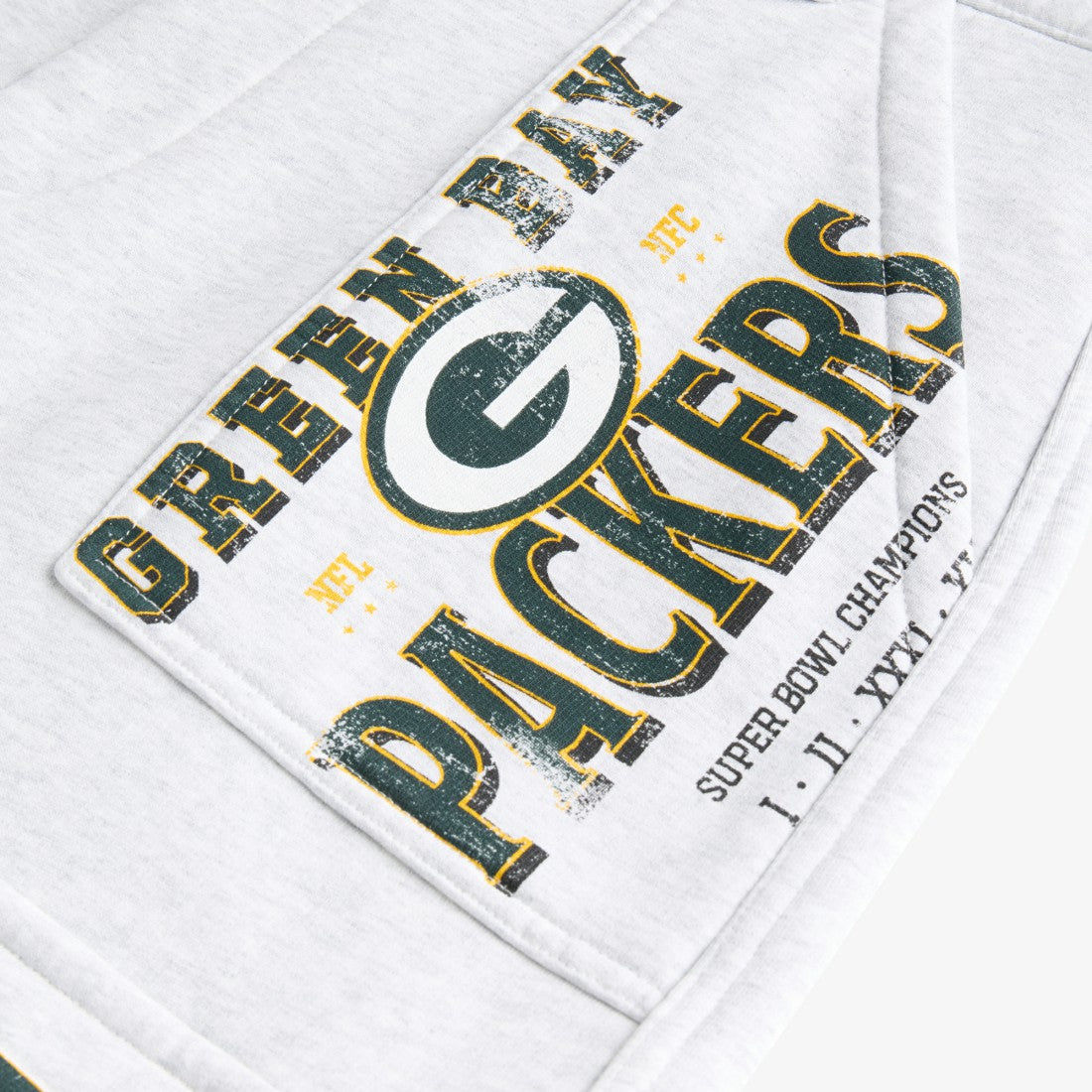 Off Season x NFL Women's Fleece Cargo Shorts - Green Bay Packers