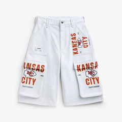 Off Season x NFL Women's Fleece Cargo Shorts - Kansas City Chiefs