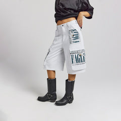 Off Season x NFL Women's Fleece Cargo Shorts - Philadelphia Eagles