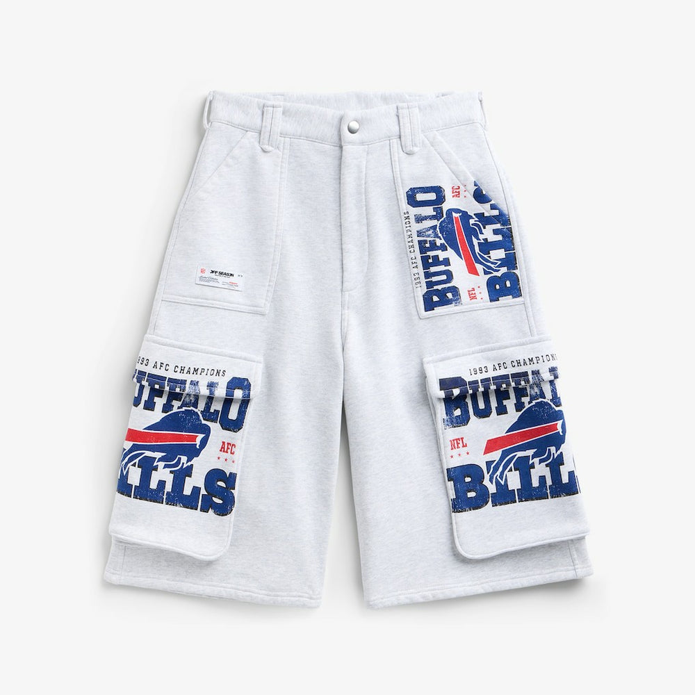 Off Season x NFL Women's Fleece Cargo Shorts - Buffalo Bills