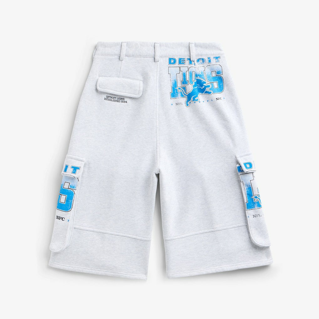 Off Season x NFL Women's Fleece Cargo Shorts - Detroit Lions