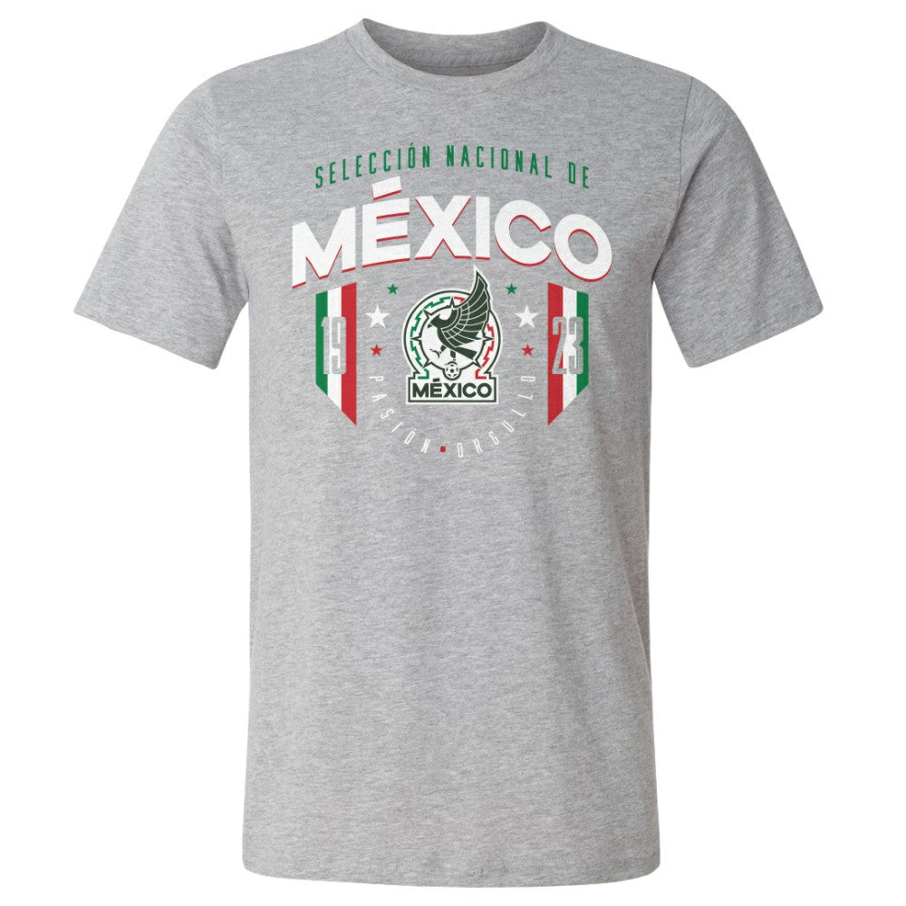 Mexico National Team 500 Level 1923 T-Shirt -  Heather Gray