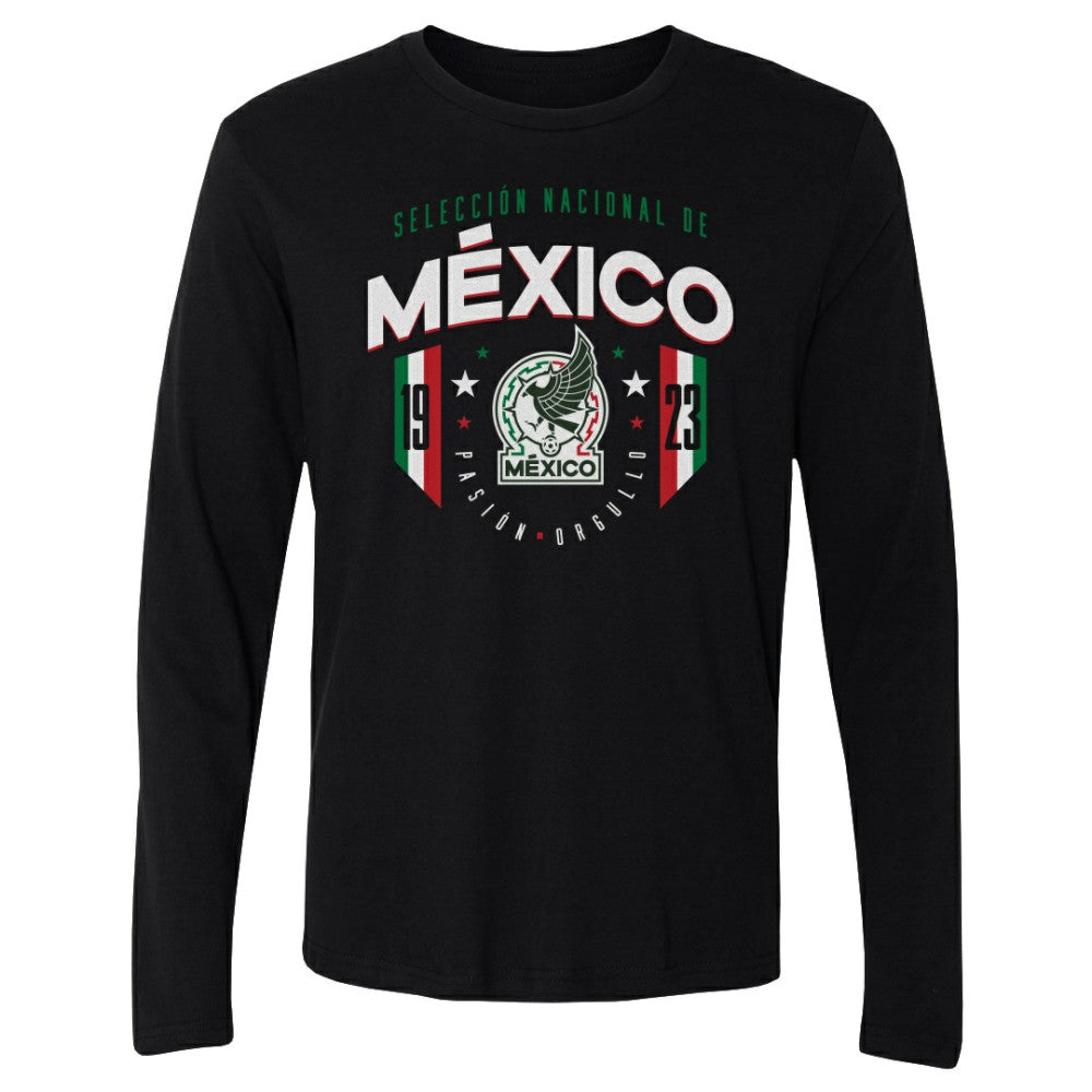 Mexico National Team 500 Level 1923 Long Sleeve T-Shirt -  Black