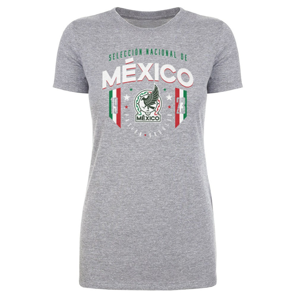 Mexico National Team 500 Level Women's 1923 T-Shirt -  Heather Gray