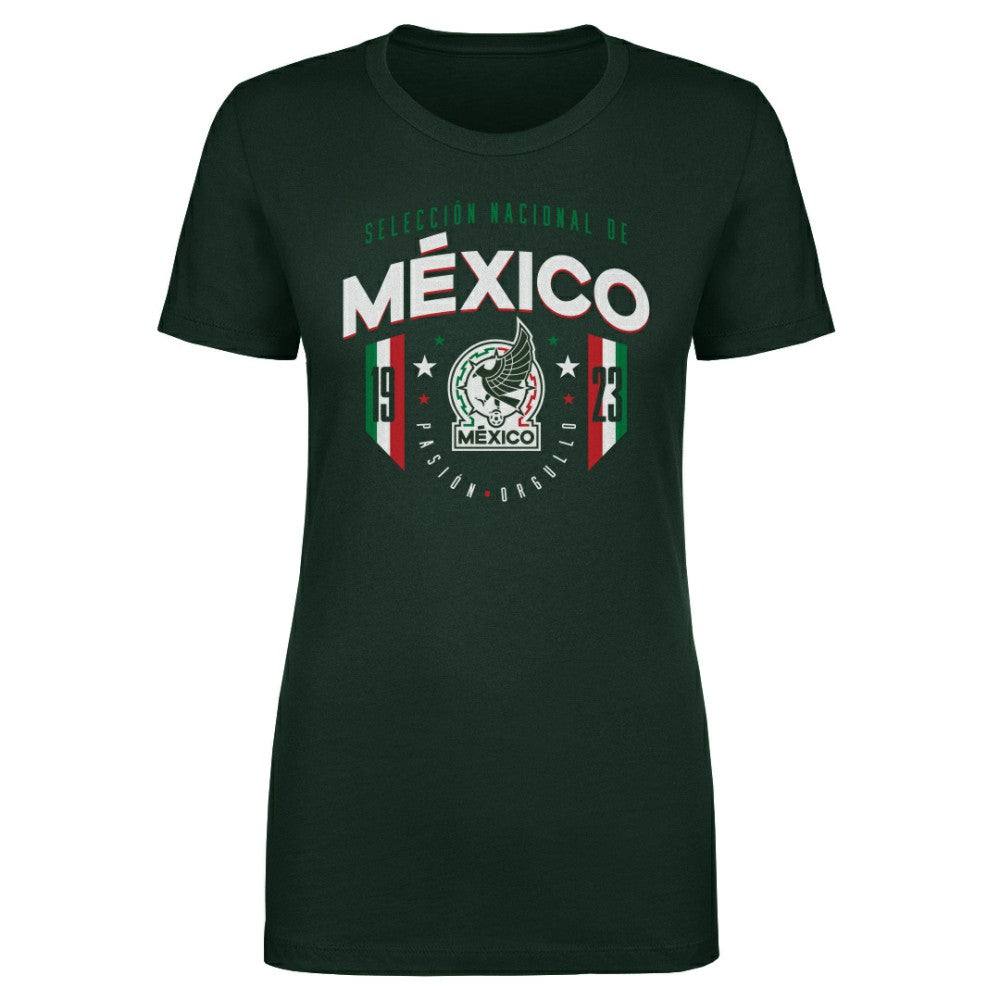 Mexico National Team 500 Level Women's 1923 T-Shirt -  Forest Green