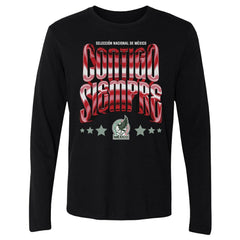 Mexico National Team 500 Level Contigo Siempre Vintage Long Sleeve T-Shirt -  Black