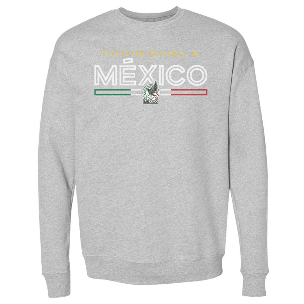 Mexico National Team 500 Level Inline Pullover Sweatshirt -  Heather Gray