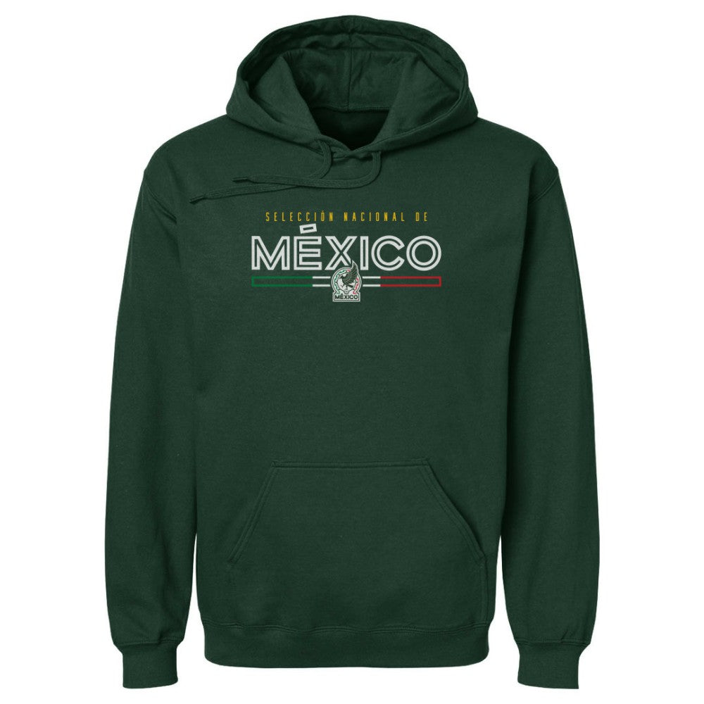 Mexico National Team 500 Level Inline Pullover Hoodie -  Forest Green
