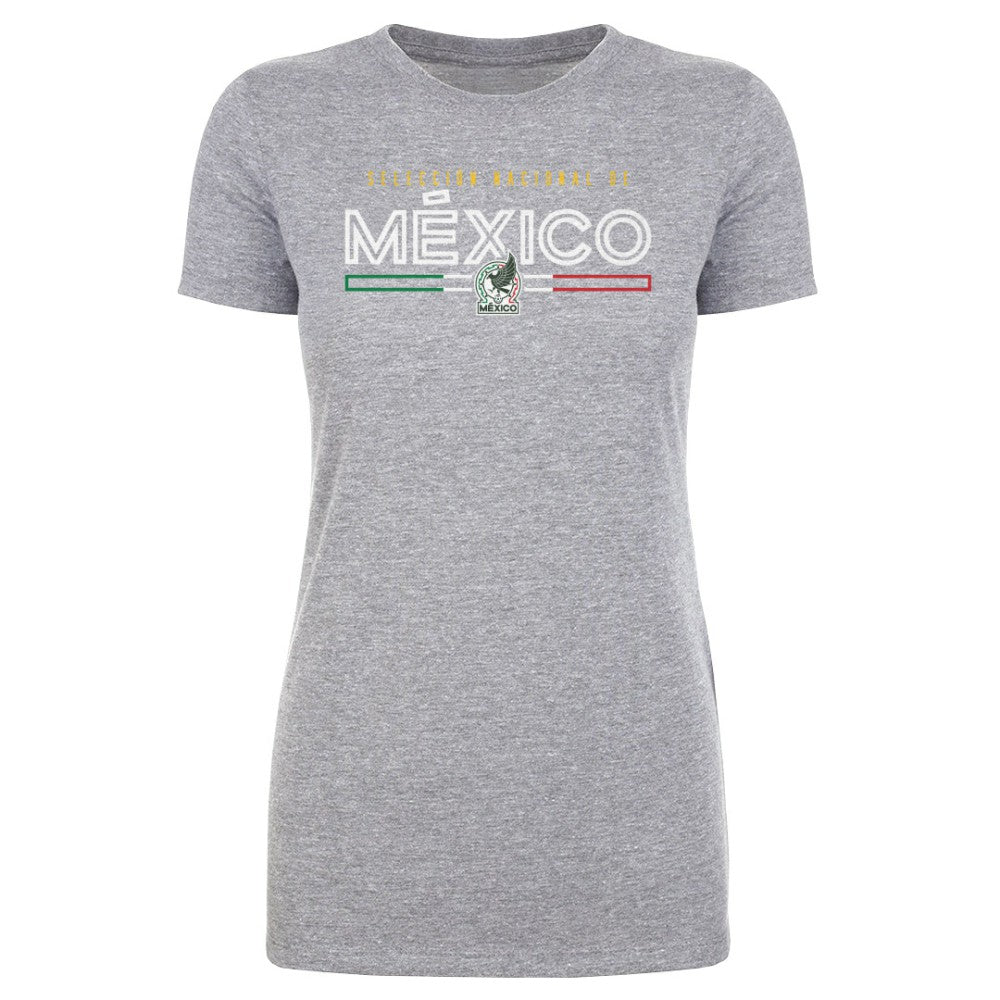 Mexico National Team 500 Level Women's Inline T-Shirt -  Heather Gray
