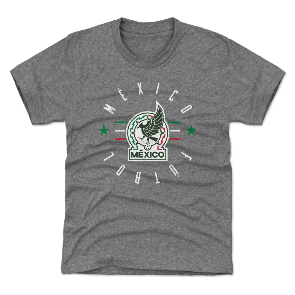 Mexico National Team 500 Level Youth Futbol T-Shirt -  Gray