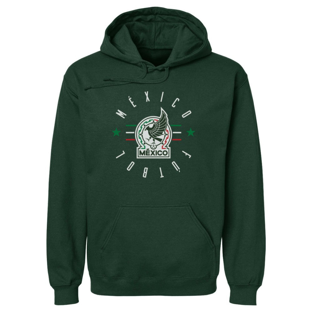 Mexico National Team 500 Level Futbol Pullover Hoodie -  Forest Green