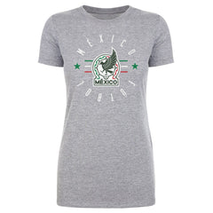 Mexico National Team 500 Level Women's Futbol T-Shirt -  Heather Gray