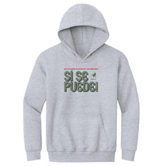 Mexico National Team 500 Level Youth Si Se Puede Inline Bold Pullover Hoodie -  Gray