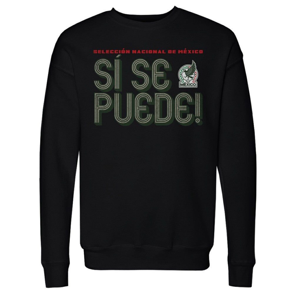 Mexico National Team 500 Level Si Se Puede Inline Bold Pullover Sweatshirt -  Black