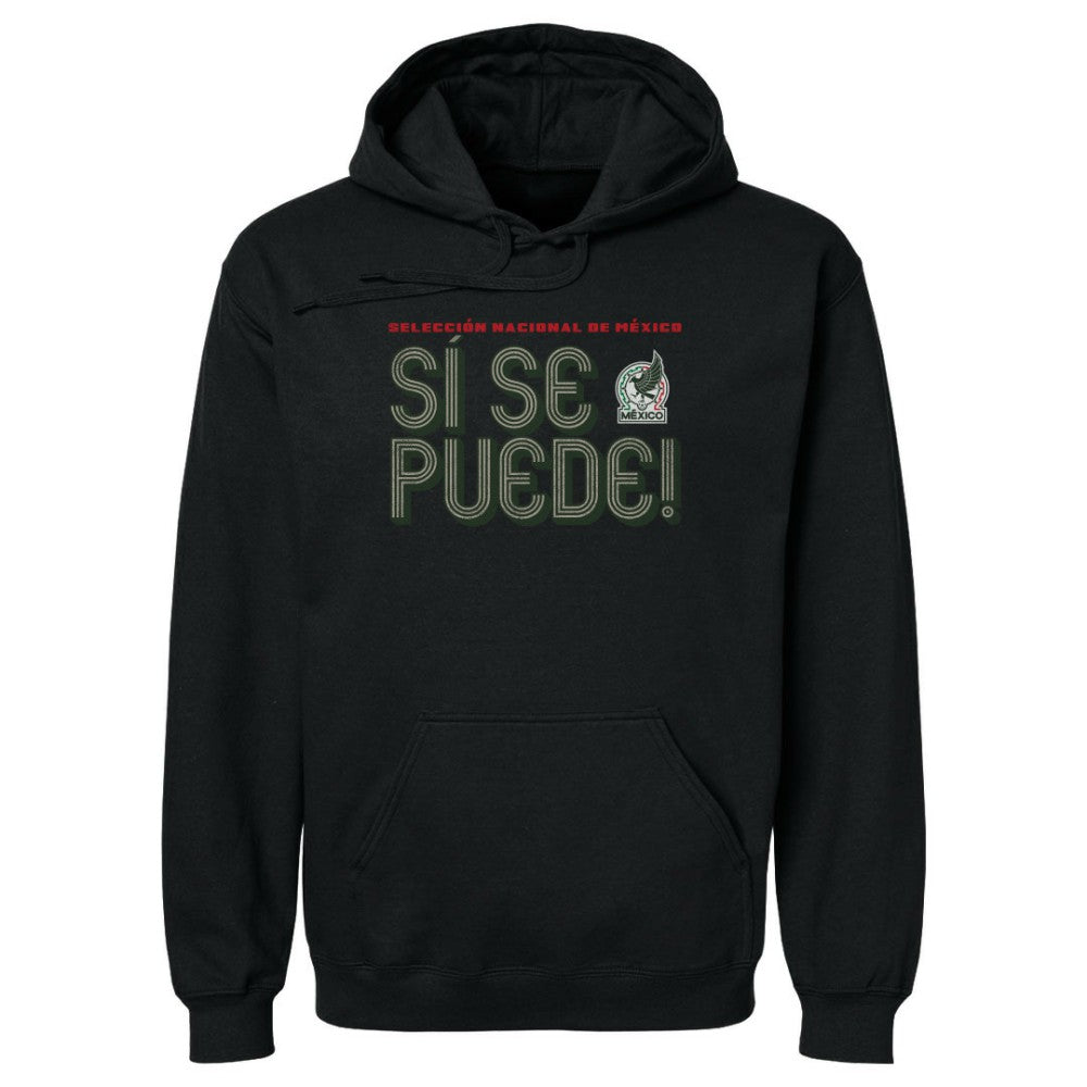 Mexico National Team 500 Level Si Se Puede Inline Bold Pullover Hoodie -  Black