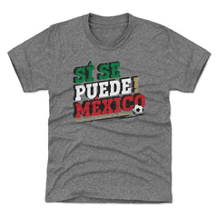 Mexico National Team 500 Level Youth Si Se Puede T-Shirt -  Gray